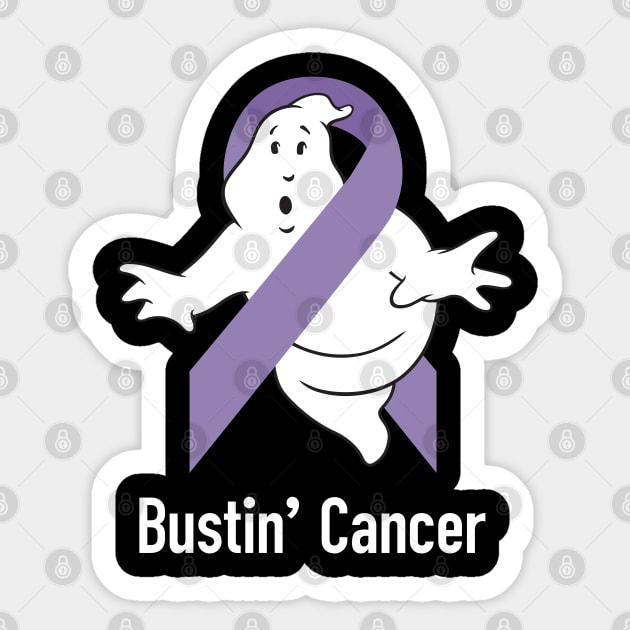 Bustin' Cancer Sticker by Ecto Girl